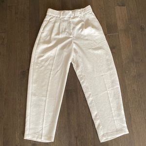 Aritzia Wilfred Carrot Pant in Light Birch